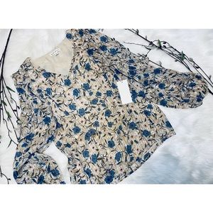 by the River Peasant flounce top